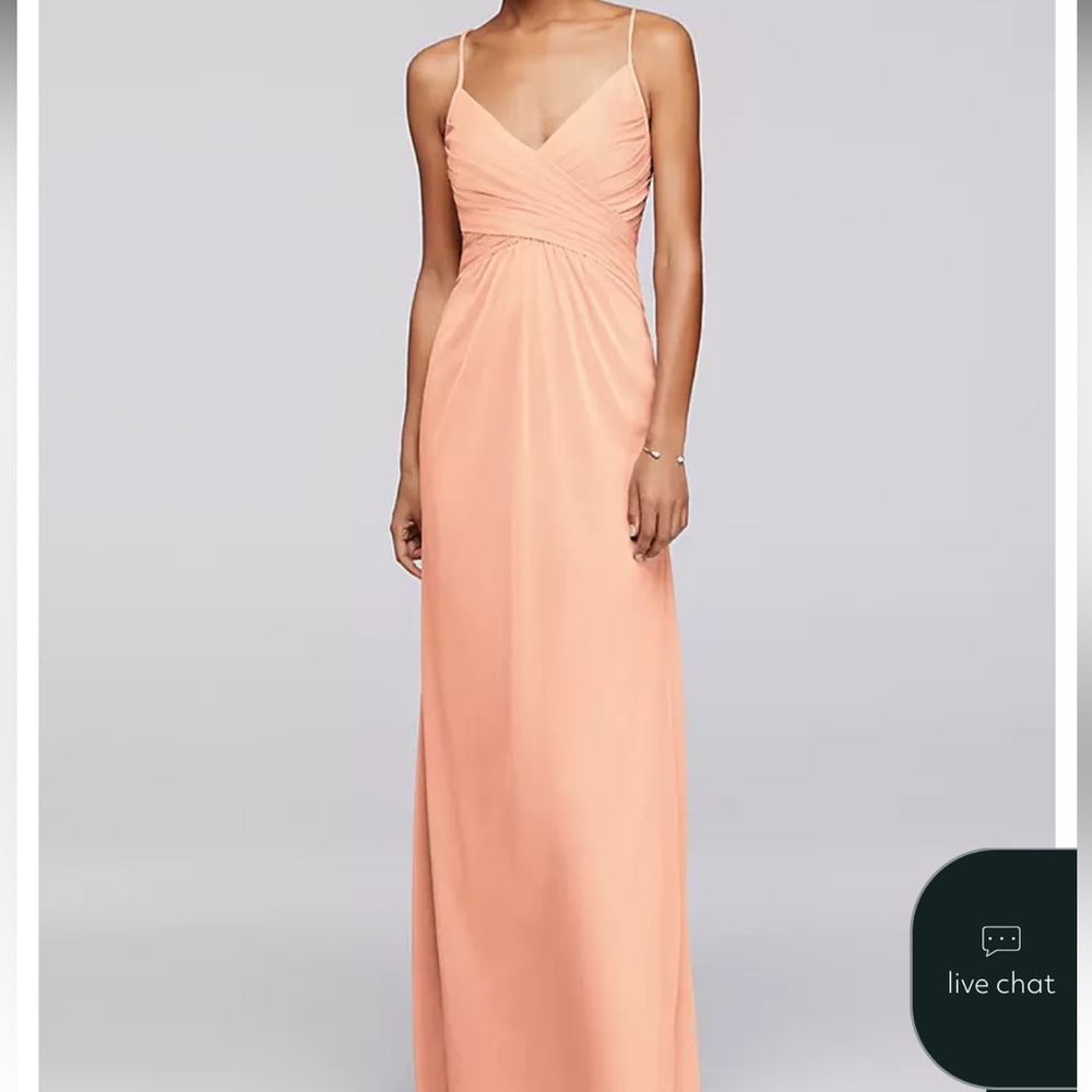 David's Bridal - Navy Blue Bridesmaid Dress